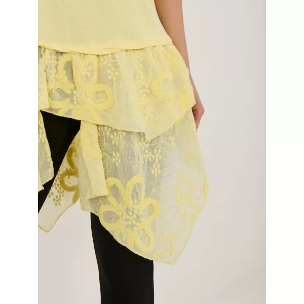  Dámské triko ITALY MODA IT-SK-81869.54 BRIGHT YELLOW 