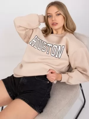 Dámská mikina EX MODA EM-BL-617-H.21X BEIGE