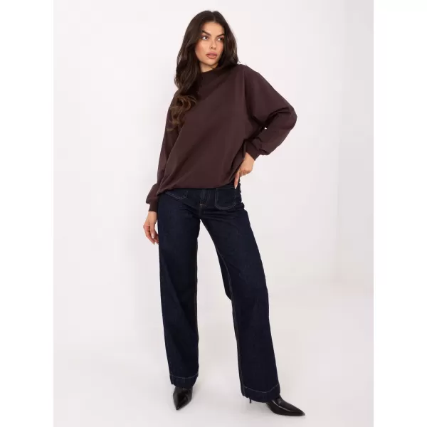 Dámská mikina BASIC FEEL GOOD RV-BL-5185.70P DARK BROWN 