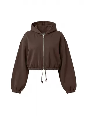 Dámská mikina URBAN CLASSICS TB8635-14274 CHOCOLATE BROWN