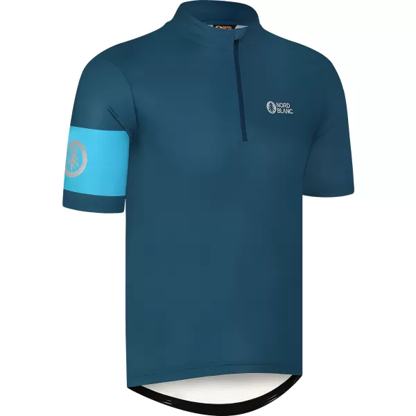  Pánský cyklo dres NORDBLANC CAMEL NBSMF8079 MODRÁ 