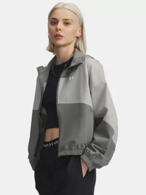 Dámská bunda UNDER ARMOUR RIVAL WOVEN JACKET 1389631-709 WHITE