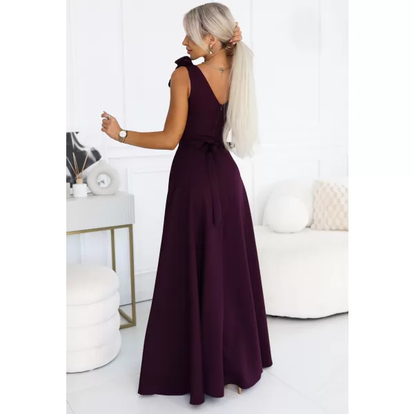  Dámské šaty NUMOCO 643-11 ZRALÁ ŠVESTKA 