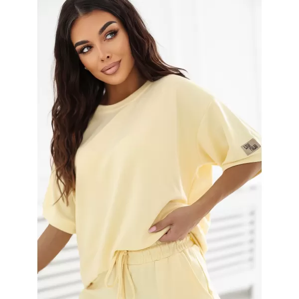  Dámský komplet RUE PARIS RV-KMPL-A1290.94 BRIGHT YELLOW 