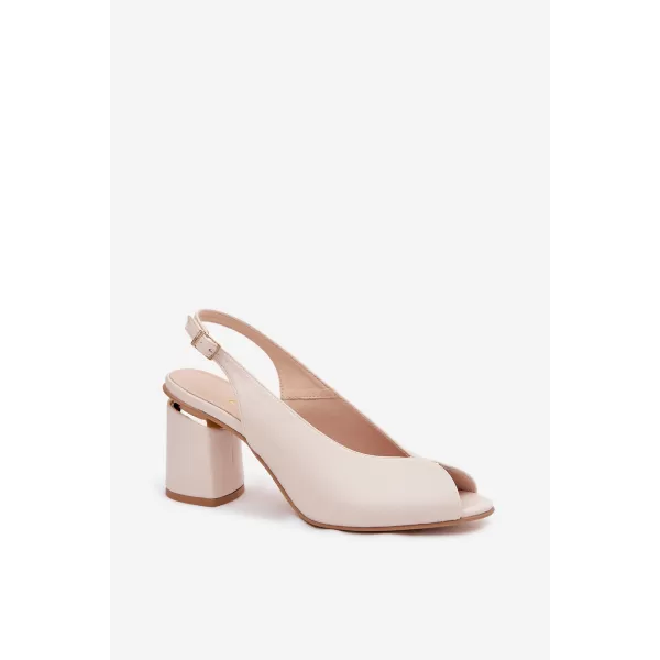  Dámské sandály ZAZOO 1085 LIGHT BEIGE 
