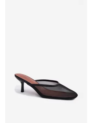Dámské pantofle BOTO LN-81 BLACK