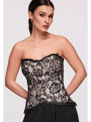 Dámské šaty LARICA LA-OM-DLR306 BLACK