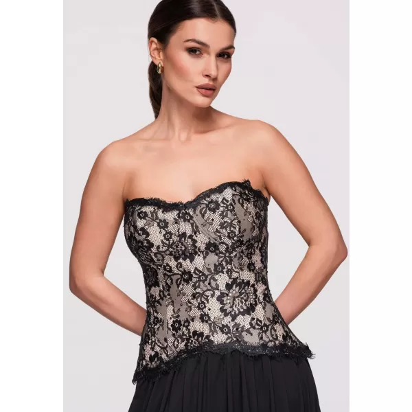 Dámské šaty LARICA LA-OM-DLR306 BLACK 