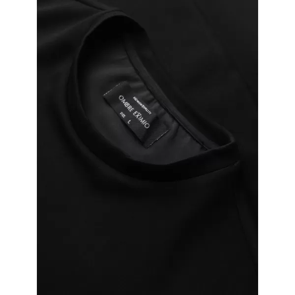  Pánská mikina OMBRE OM-SSNZ-0273 BLACK 