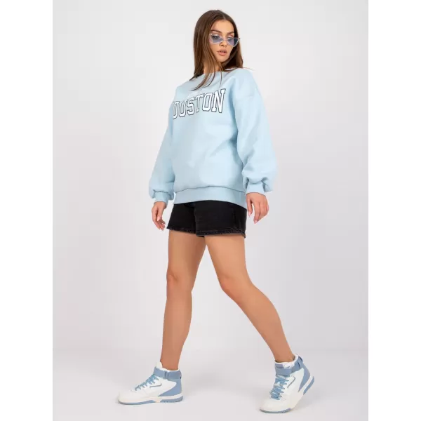  Dámská mikina EX MODA EM-BL-617-H.21X LIGHT BLUE 