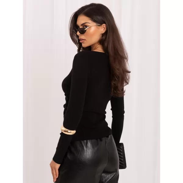  Dámský svetr ITALY MODA IR-SW-57851.80 BLACK 