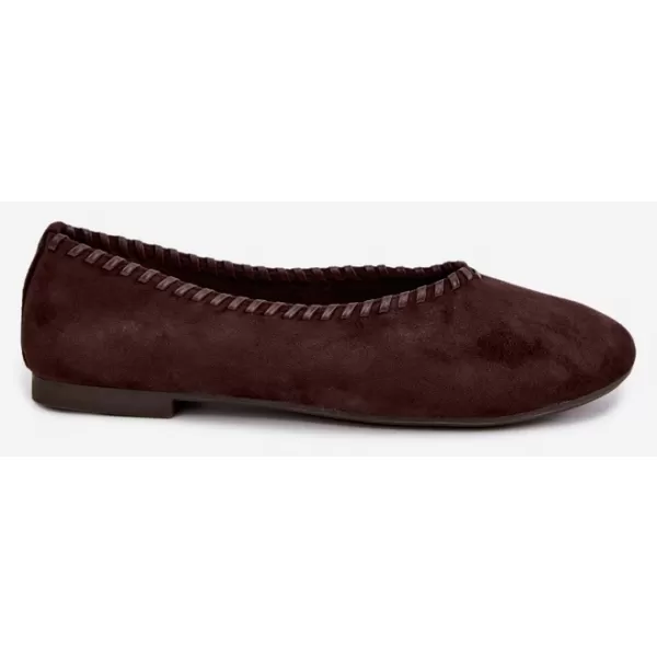  Dámské baleríny BOTO 9897 BROWN 