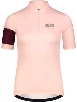 Dámský cyklo dres NORDBLANC ENTHUSIAST NBSLF8084 RŮŽOVÁ