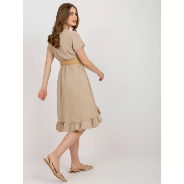  Dámské šaty ITALY MODA DHJ-SK-8358.19 BEIGE 