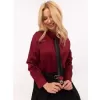 Dámská košile ITALY MODA DHJ-KS-9213-1.77P BURGUNDY