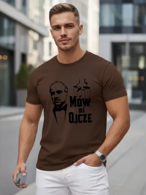 Pánské triko DSTREET HNĚDÁ
