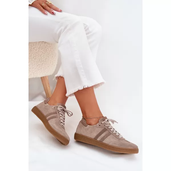  Dámské tenisky ZAZOO N1068/528/1065 BEIGE 