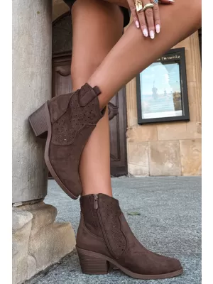 Dámské boty S.BARSKI HY62-8147 BROWN