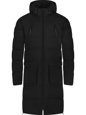 Pánský nepromokavý zimní kabát NORDBLANC SERAC WJM8380 ČERNÁ