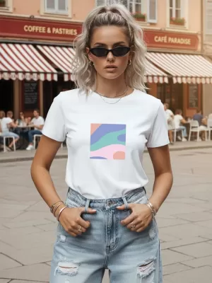 Dámské triko DSTREET BÍLÁ