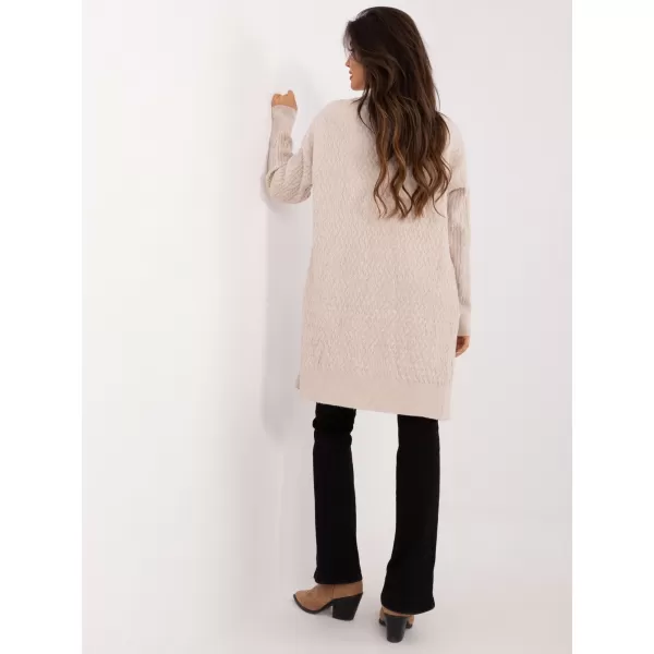  Dámský kardigan WOOL FASHION ITALIA AT-SW-2366.61 BEIGE 