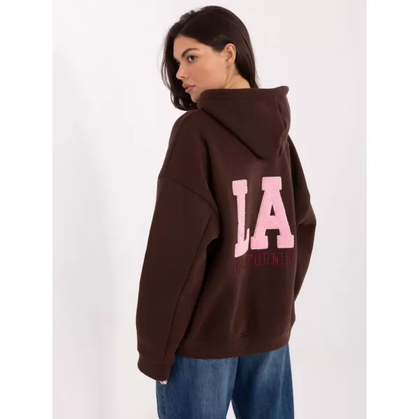  Dámská mikina FACTORY PRICE IT-BL-H2492.66 DARK BROWN 