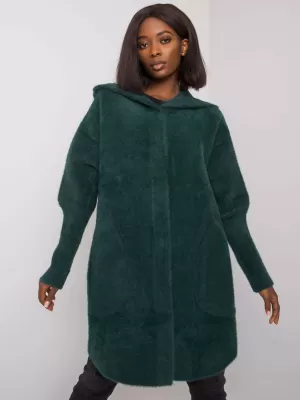 Dámský kabát FACTORY PRICE MBM-PL-1518.95P DARK GREEN