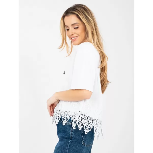  Dámská halenka FACTORY PRICE IT-BZ-JL13.82 WHITE 