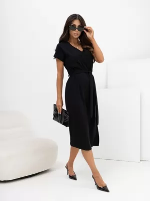Dámské šaty RUE PARIS RV-SK-A1448.21 BLACK