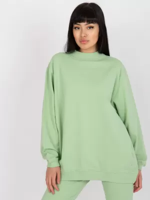 Dámská mikina BASIC FEEL GOOD AP-BL-A-R001 PISTACHIO