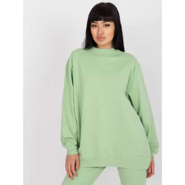  Dámská mikina BASIC FEEL GOOD AP-BL-A-R001 PISTACHIO 
