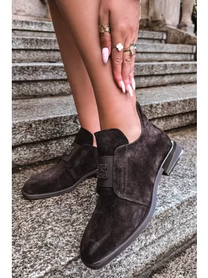 Dámské kotníkové boty VINCEZA 91185 BROWN