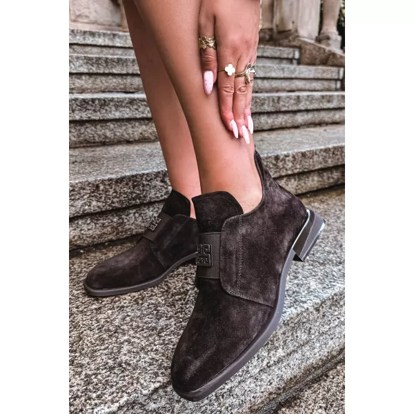 Dámské kotníkové boty VINCEZA 91185 BROWN 