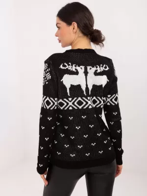 Dámský svetr ITALY MODA MI-SW-19128.34 NOIRE