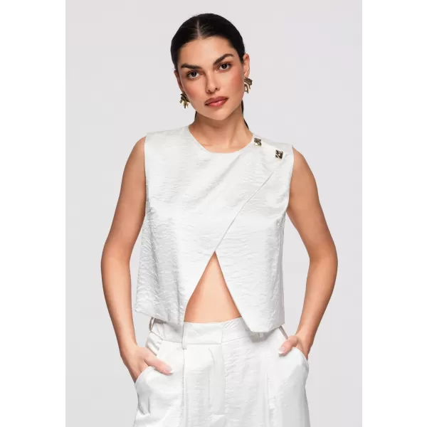  Dámská blůza LARICA OW-TS-E0004 OFF WHITE 