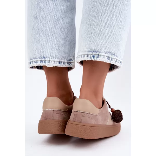  Dámské tenisky VINCEZA 79682 BEIGE 