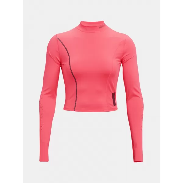  Dámské triko UNDER ARMOUR UA RUN ANYWHERE LASER LS 1365641-819 RŮŽOVÁ 