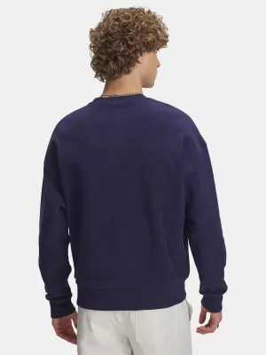 Pánská mikina UNDER ARMOUR ICON REV TERRY CREW 6003942-403 MODRÁ