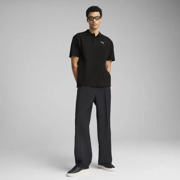  Pánské triko s límečkem PUMA WARDROBE ESS PIQUE RELAXED POLO 62965701 PUMA BLACK 