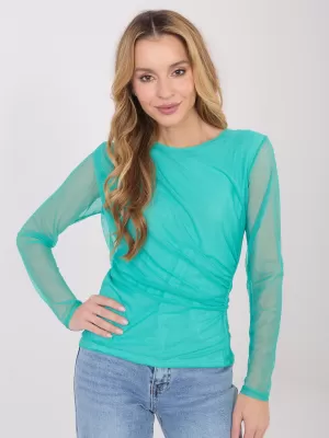 Dámská halenka ITALY MODA IT-BZ-21915.57 TURQUOISE