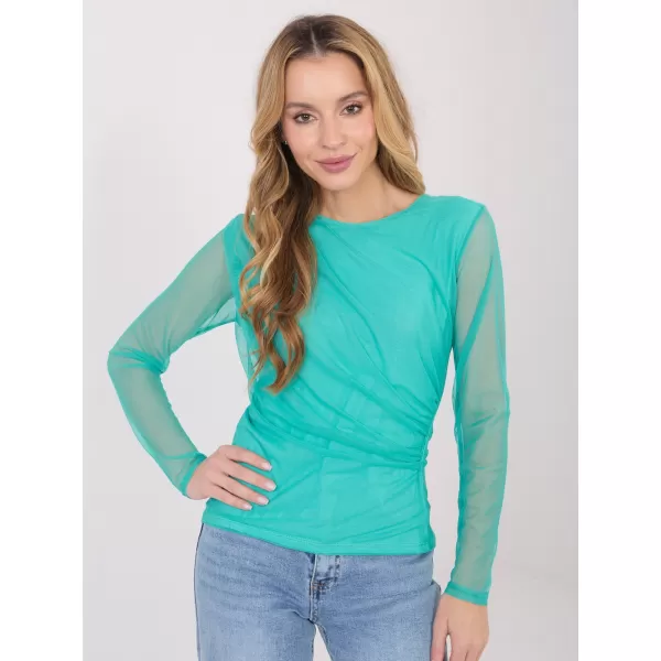  Dámská halenka ITALY MODA IT-BZ-21915.57 TURQUOISE 