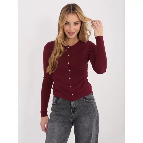  Dámské triko FACTORY PRICE WT-BZ-A1148.82 BURGUNDY 
