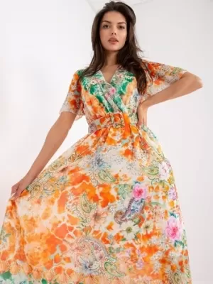 Dámské šaty ITALY MODA DHJ-SK-15967-1.01P ORANGE