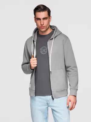 Pánská mikina OMBRE OM-SSBZ-0272 GREY