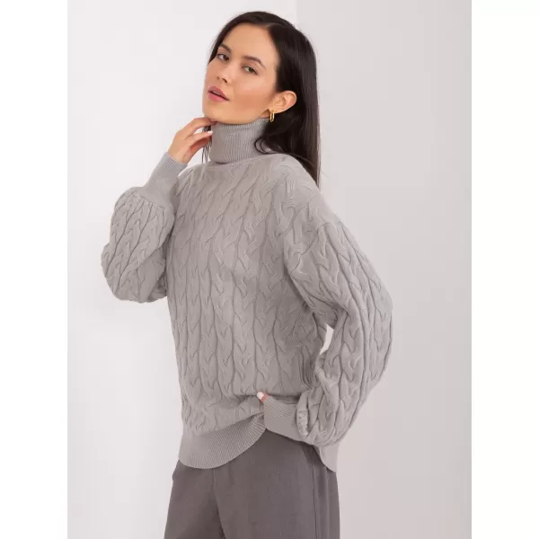  Dámský svetr WOOL FASHION ITALIA AT-SW-2348.88 GRAY 