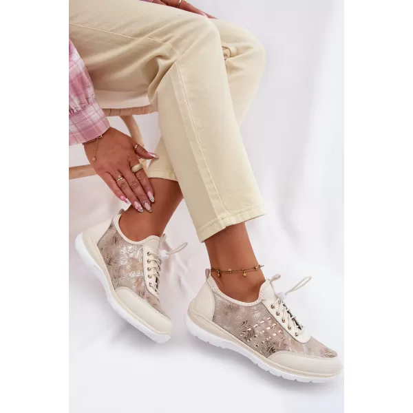  Dámské tenisky D&A GR61-5990 BEIGE 