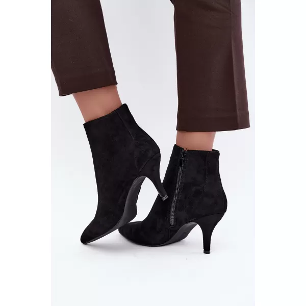  Dámské kotníkové boty BOTO 2905A-1 BLACK MATT 
