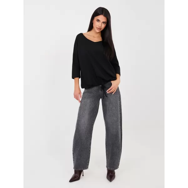  Dámské triko RUE PARIS RV-BZ-A1091.16 BLACK 