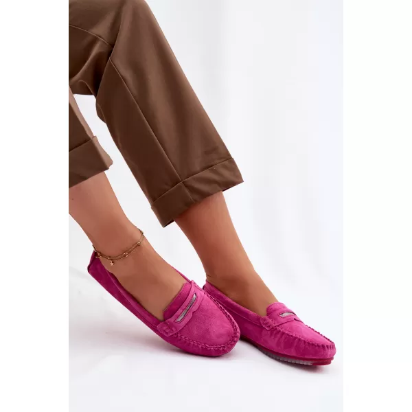  Dámské mokasíny S.BARSKI LR61-7029 FUCHSIA 