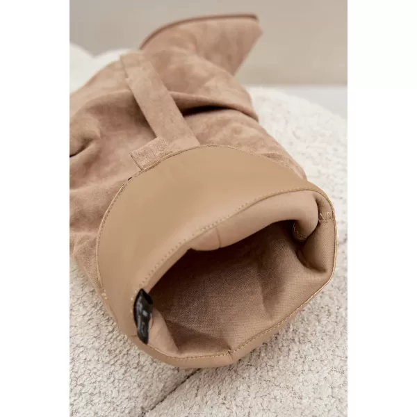  Dámské kozačky BOTO 7699A KHAKI 